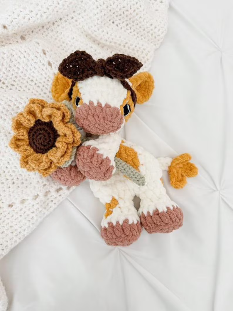 Snuggle-Stitch Charlie: No-Sew Crochet Calf Pattern