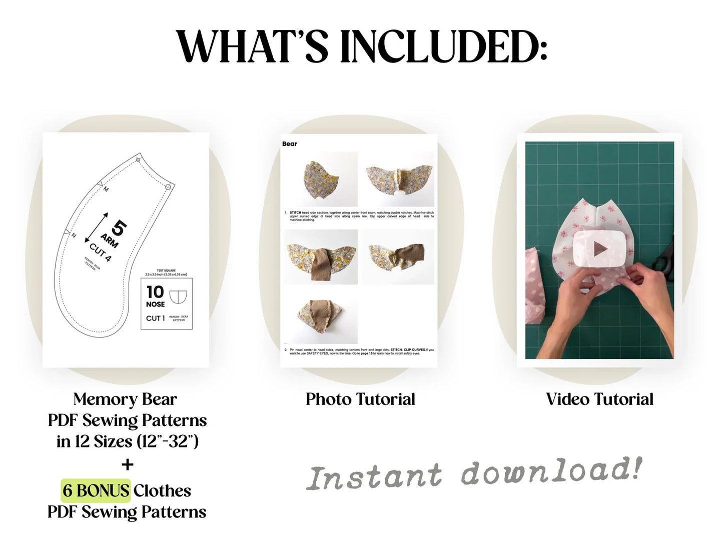 Norah Sewing Patterns Bundle ( 7-in-1 Valued at 50$)