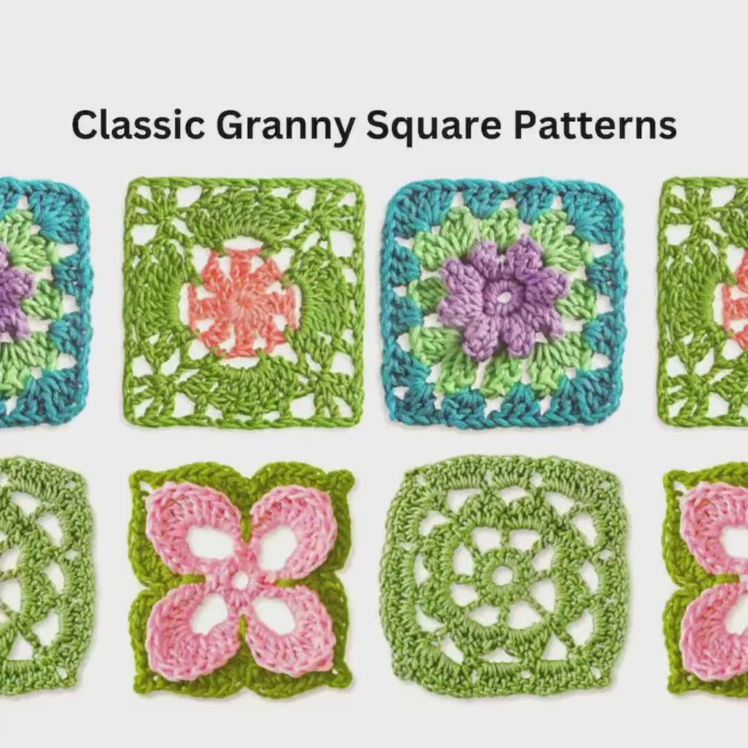 800+ Granny Square Bundle PATTERN Crochet Blanket Skirt Dress Ultimate Book Easy Beginner Animal Baby Handbag Farm PDF wearables pillow kit